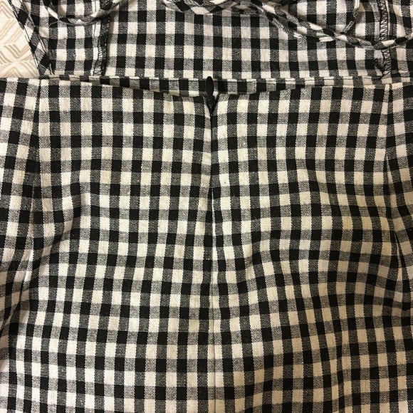 NWOT Superdown Elaine Gingham Cut Out Dress in Black & White. Size XS - Picture 6 of 7